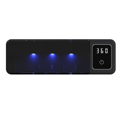 جهاز تعقيم فرشاة الأسنان بالهواء، مزود بخاصية التجفيف والتدوير، وتقنية التعقيم الذكية بالأشعة فوق البنفسجية (UVC)، ورف للتعقيم، على الطراز الكوري. 