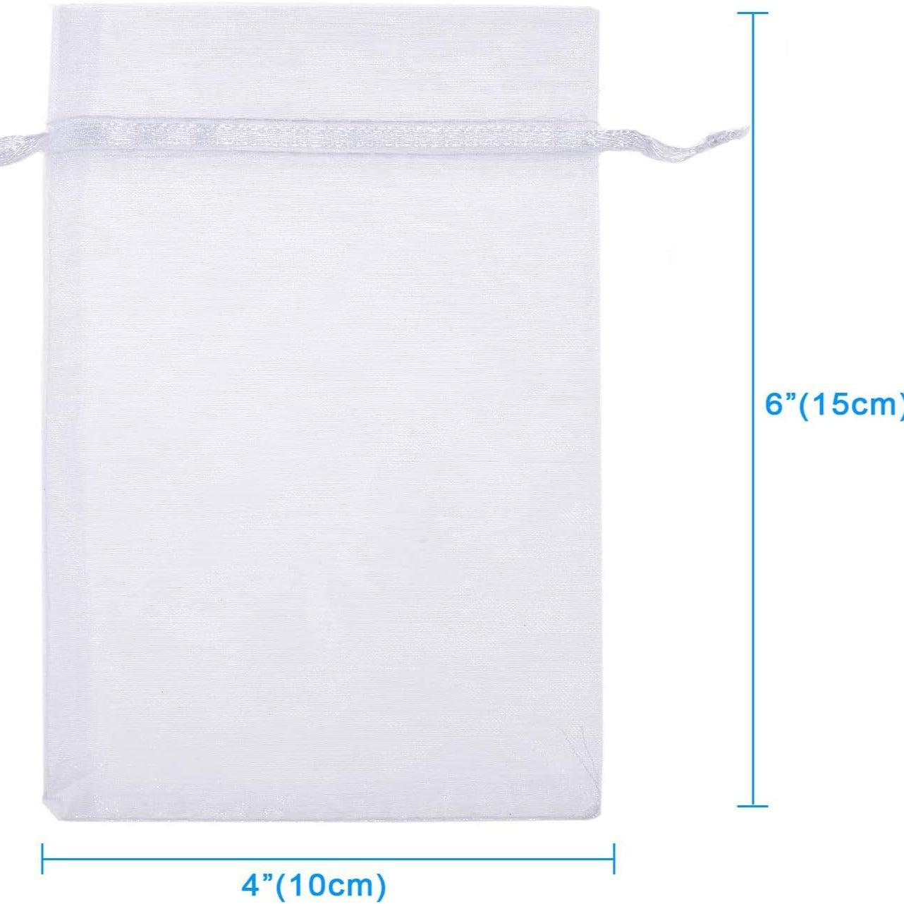 A White yarn bag wholesale jewelry yarn bag bundle mouth bag gift bag white organza mesh bag, happy candy bag MOQ: 500 PIECE - Mixbatch