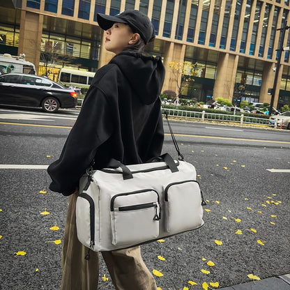 A Portable messenger large capacity storage bag