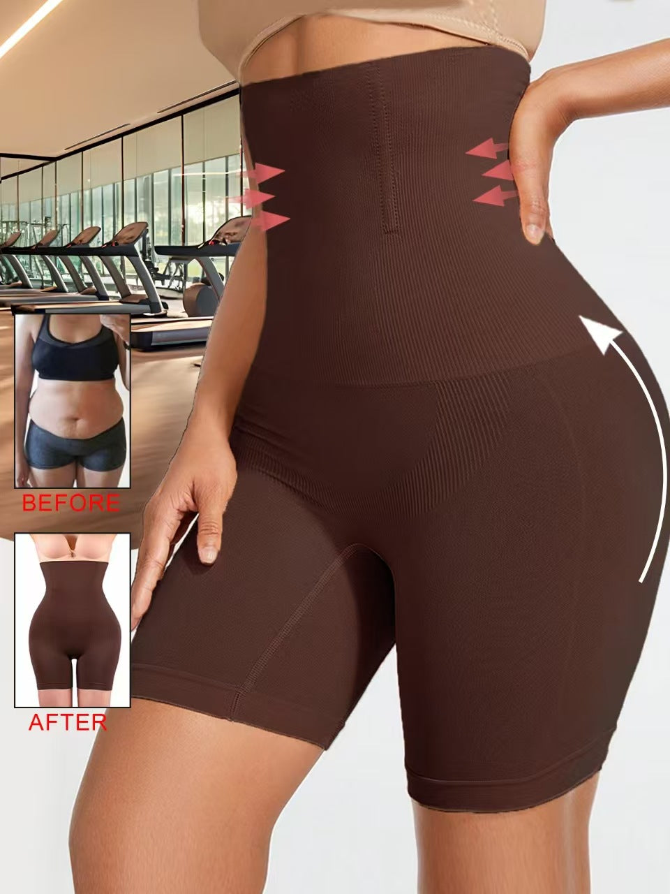 A high-waisted panty