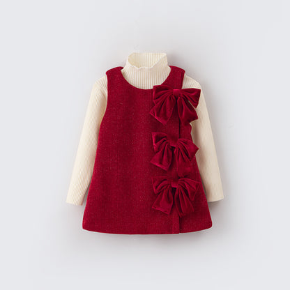 A children's winter dress