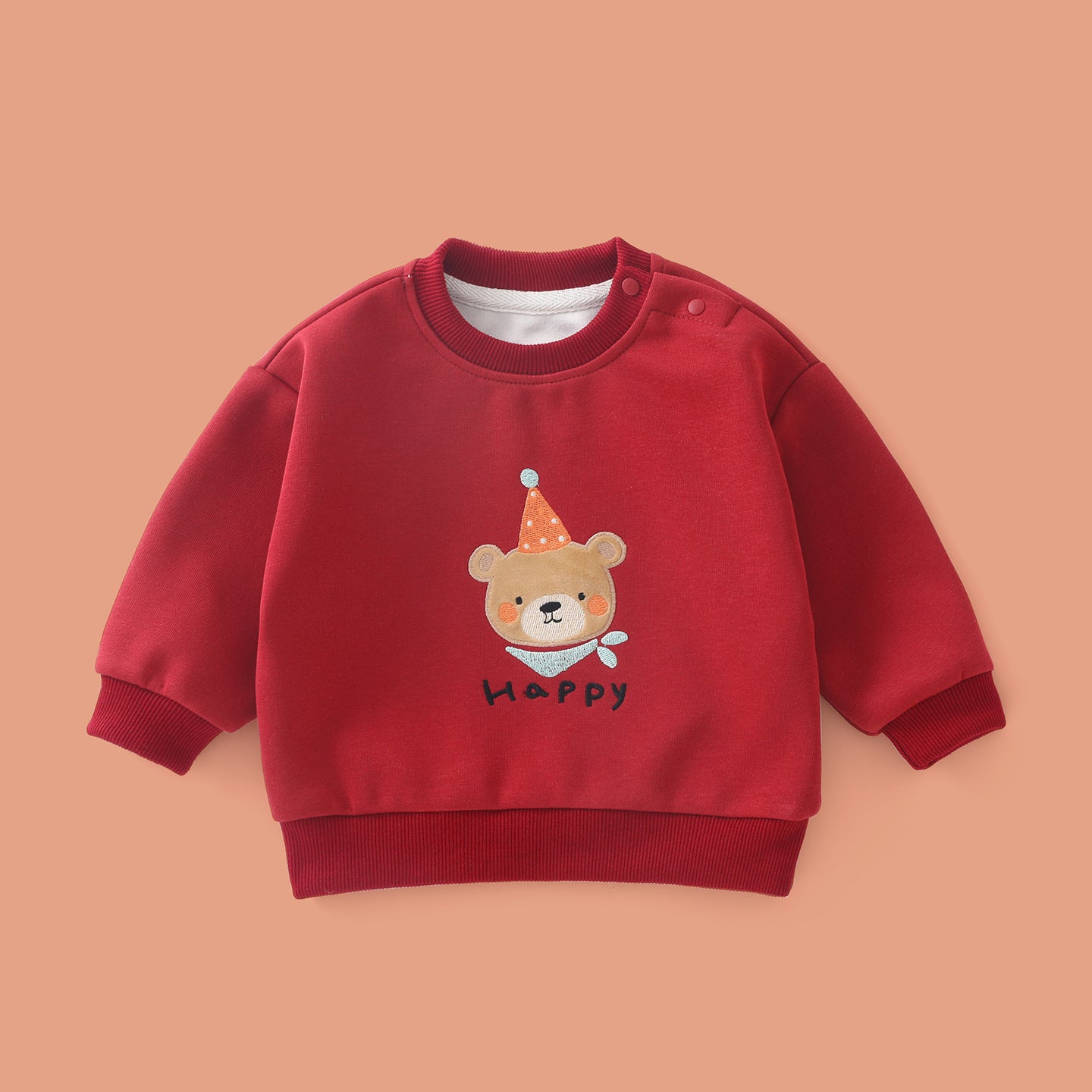 A children's long-sleeved sweater