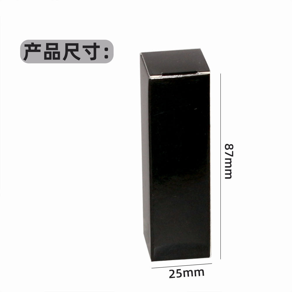 A spot pink lipstick lip gloss tube packaging carton cosmetic packaging white empty box 25X87mm printable logo MOQ: 100 PIECE - Mixbatch