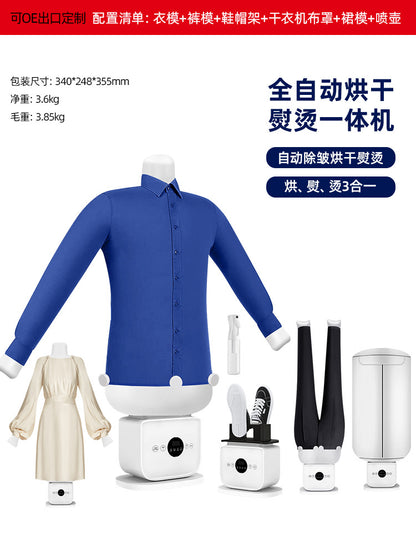 A Fully automatic ironing machine dryer
