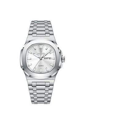 A nautilus polygon cut quartz men and women watch design generation OEM LOGO