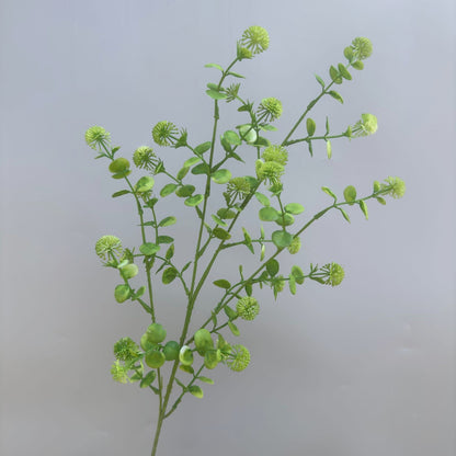 A Mori Monet Garden Simulation Flower Wedding Flower Reed < unk > Grass Fluffy Eucalyptus Green Simulation Flower