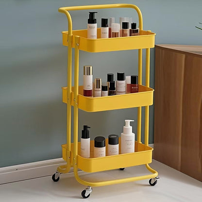 عربة، سلة، رف، مستحضرات تجميل، أغراض متنوعة، رف تخزين وجبات خفيفة، رف متحرك 