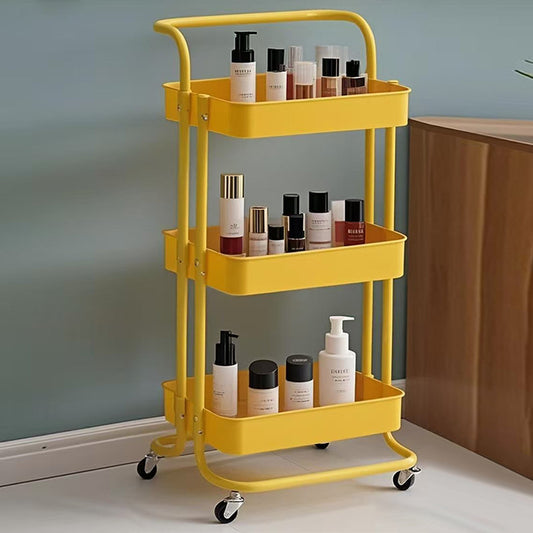 عربة، سلة، رف، مستحضرات تجميل، أغراض متنوعة، رف تخزين وجبات خفيفة، رف متحرك 