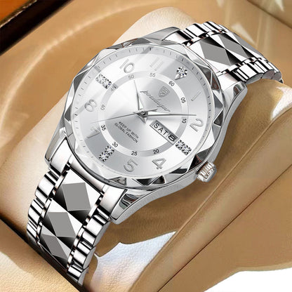 A new men's watch luxury waterproof luminous quartz watch