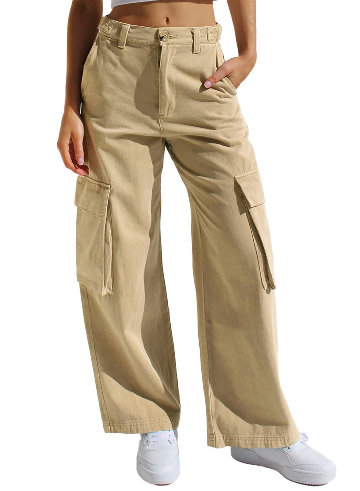 A foreign trade cross-border supply multi-pocket tooling jeans women