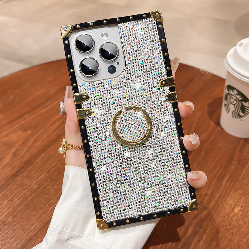 A glitter holder mobile phone case