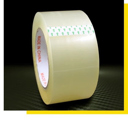 A scotch tape, express packaging, sealing, sealing tape, beige large roll width, packaging, adhesive paper, tape, whole box wholesale - Mixbatch
