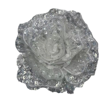 A New Popular Wedding Festival Clothing Patch Handmade Disc DIY Heavy Industry Sequins Beads Roses - Mixbatch