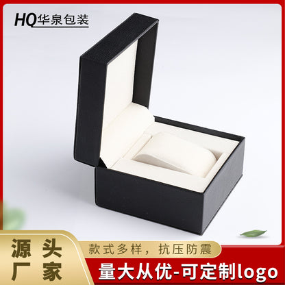 A directly from the manufacturer high-grade PU leather flip plastic embryo watch box Internet celebrity watch box - Mixbatch