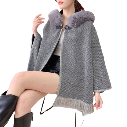 A faux fur jacket