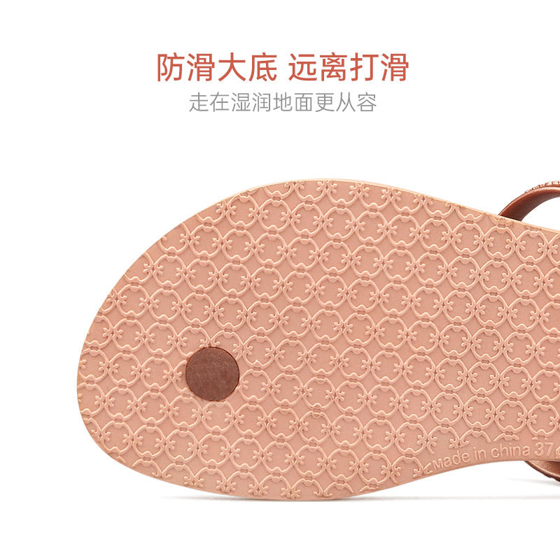 A Hotmarzz, the new Internet celebrities ins tide non-slip sandals women's beach shoes fashion sandals summer