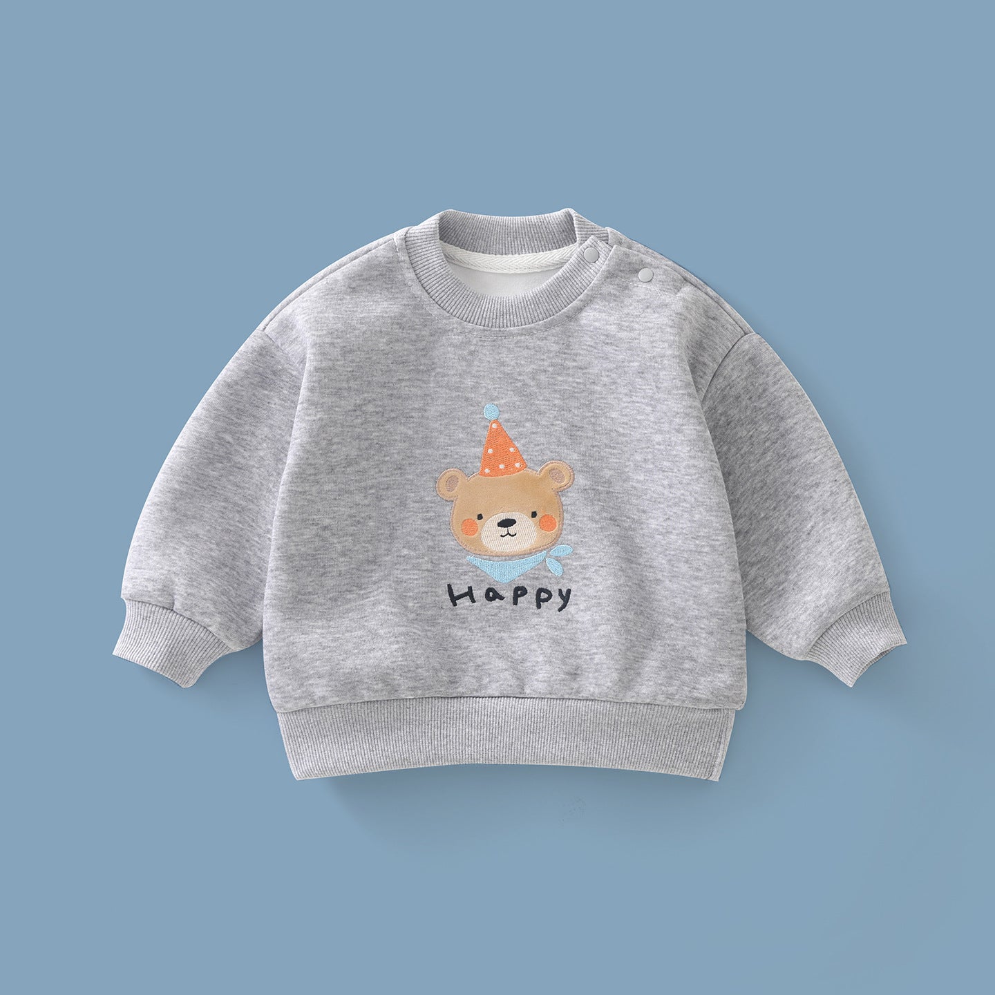 A children's long-sleeved sweater