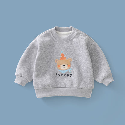 A children's long-sleeved sweater