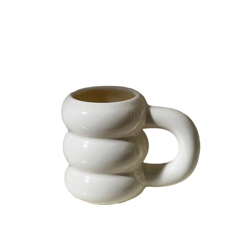 A ceramic mug water cup