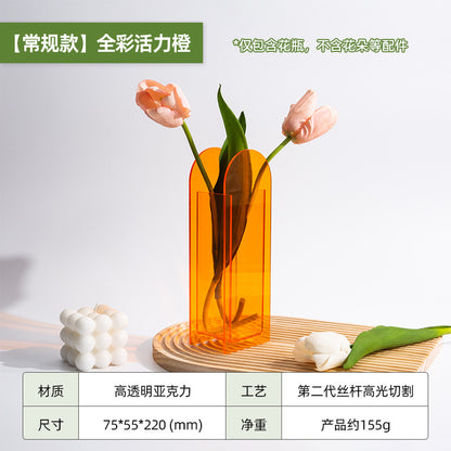 A acrylic vase ornament