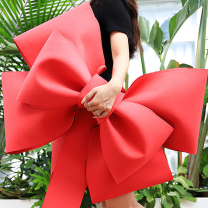 A wedding ins Internet celebrity big bow Xiaohongshu EVA bow material package wedding room decoration wedding arrangement - Mixbatch
