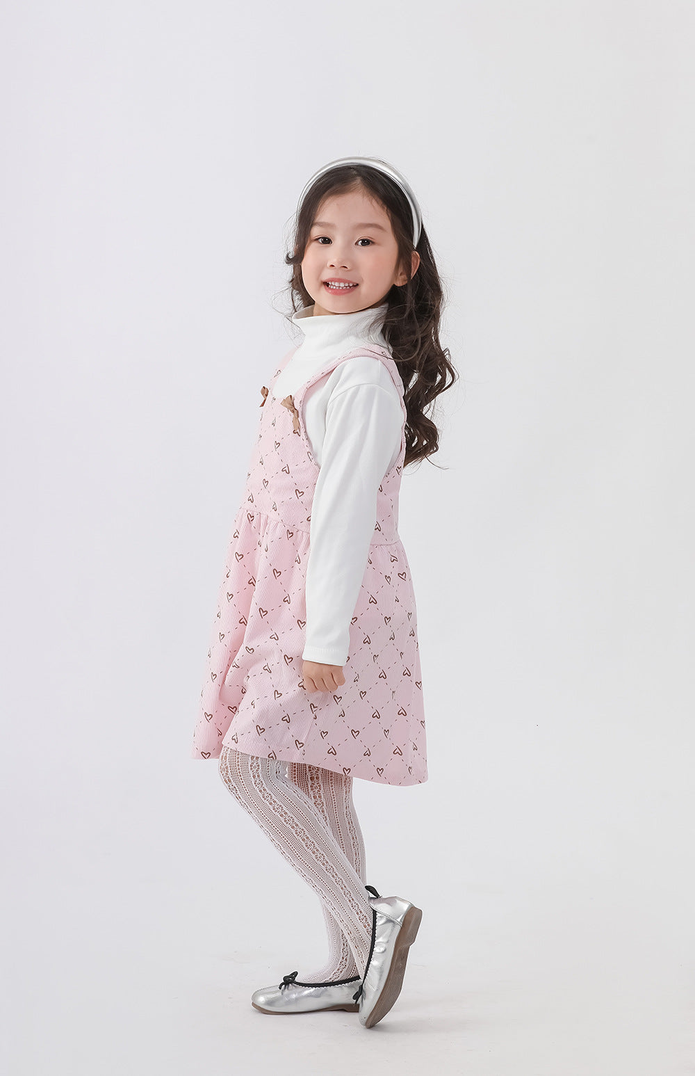 A] Children's spring dress casual princess style