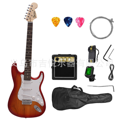 A Electric Guitar Single Shake ST Electric Guitar Classic Adult Beginner Entry Level Electric Guitar Set guitar