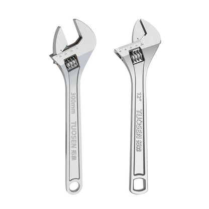 A tool manual movable wrench 12 inch large opening live wrench 15 inch multi-function active wrench