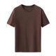 A Cotton Short Sleeve Solid Color Women's Men's T-Shirt
