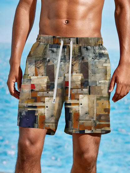 A men's loose beach pants