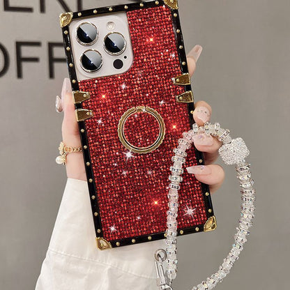 A glitter holder mobile phone case