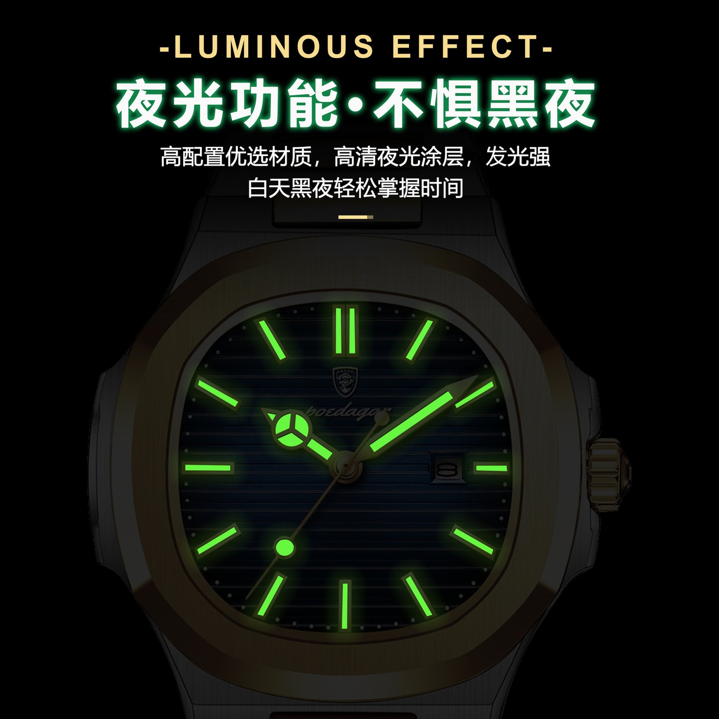 A luxury new ladies watch ultra-thin luminous quartz watch