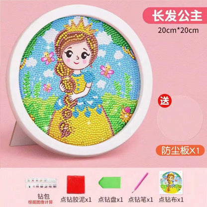 A diamond sticker paste point diamond painting toy little girl handmade children DIY - Mixbatch