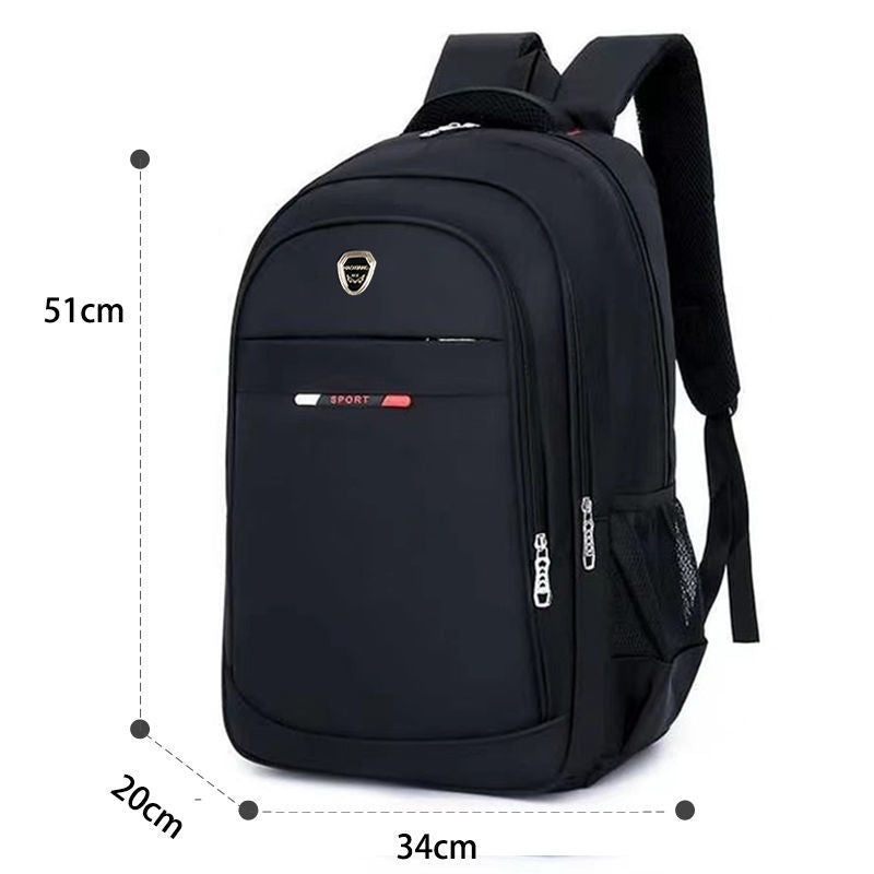 A  School High School Student School Bag Reinforced Durable Outdoor Travel Computer Backpack