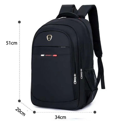 A  School High School Student School Bag Reinforced Durable Outdoor Travel Computer Backpack