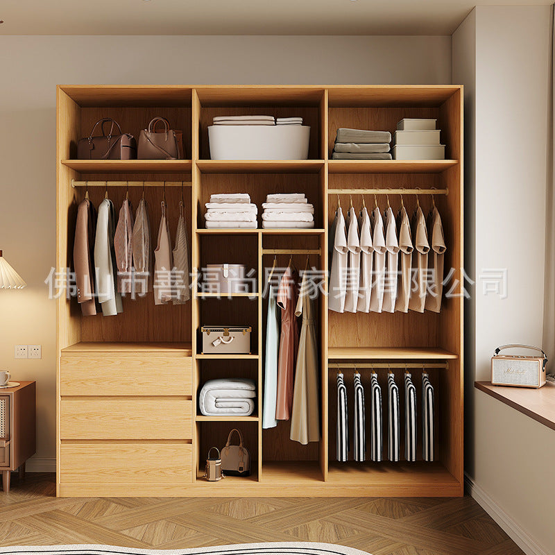 A melamine finish for oak wardrobe