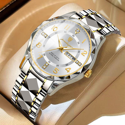 A new men's watch luxury waterproof luminous quartz watch