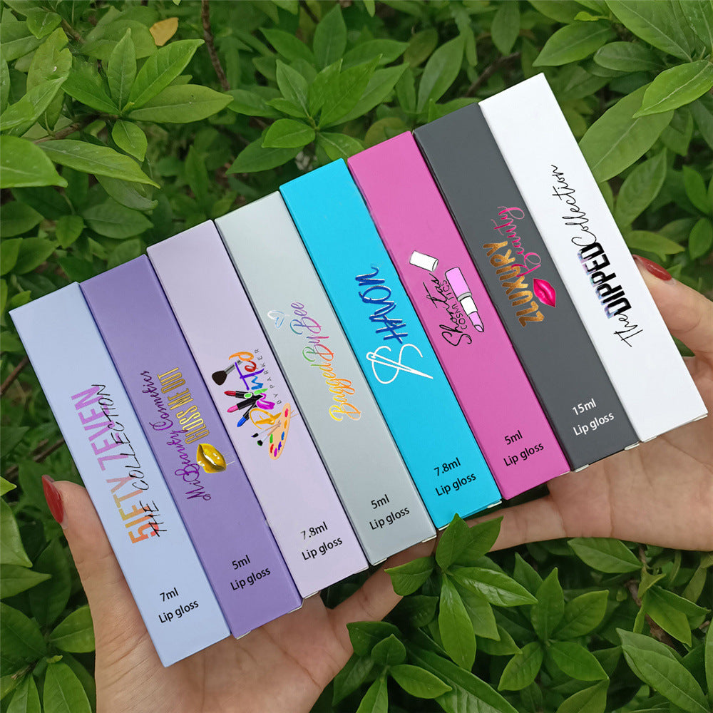 A source manufacturer customized cosmetics packaging box, eyebrow pencil box, perfume box, silver card carton, laser card carton MOQ: 2000PIECE - Mixbatch