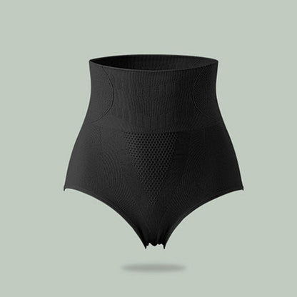 A Honeycomb High Waist 3D Hip Lift Panties Honeycomb Belly Sculpting Seamless Graphene Triangles Ladies