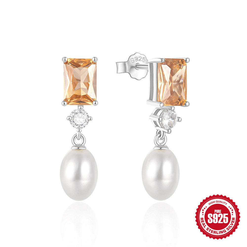A S925 Sterling Silver Earrings