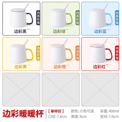 A ceramic mug printing photo to picture custom LOGO heat transfer process milk cup water cup gift cup custom