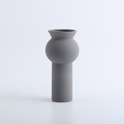 A ceramic vase decorative ornament