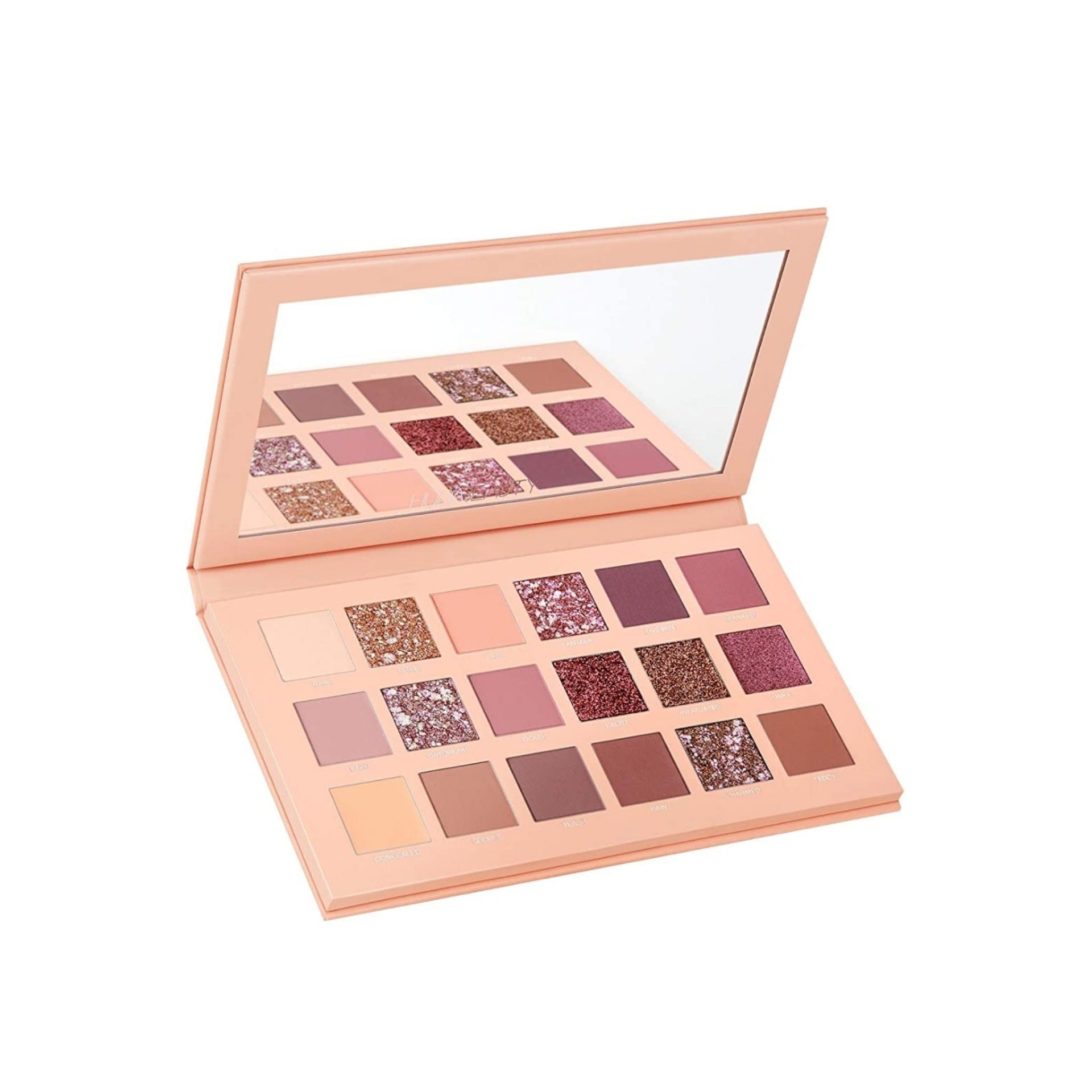 A huda 18-color eyeshadow 1st generation 3rd generation desert eyeshadow gold empowered inverted rose snowflake 18-color eyeshadow - Mixbatch