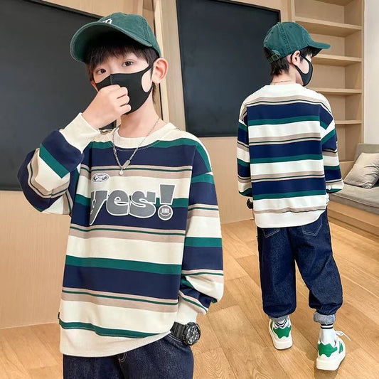 A children's long-sleeved top