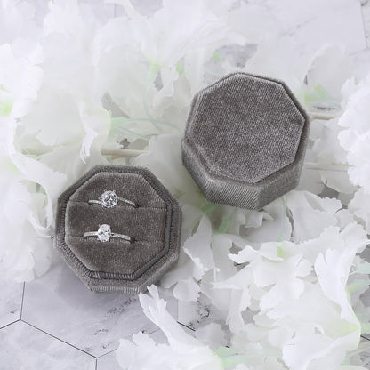 A flannel jewelry box