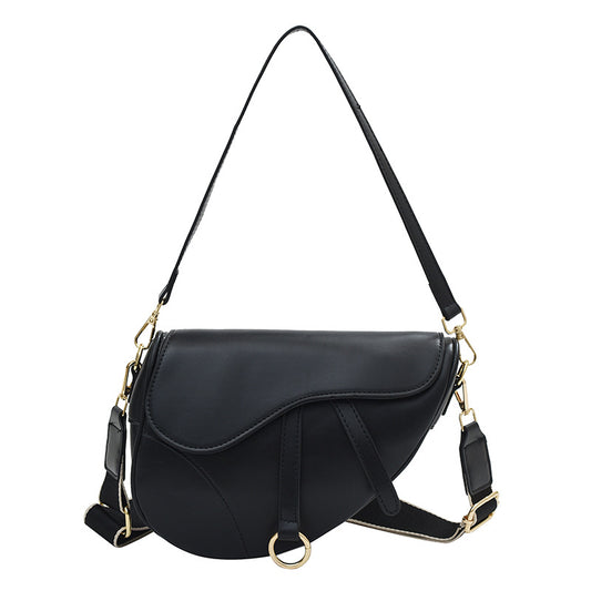 A new foreign style small bag, high-end trendy fashion exquisite shoulder versatile saddle bag