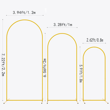 A Arch flower stand arc bracket
