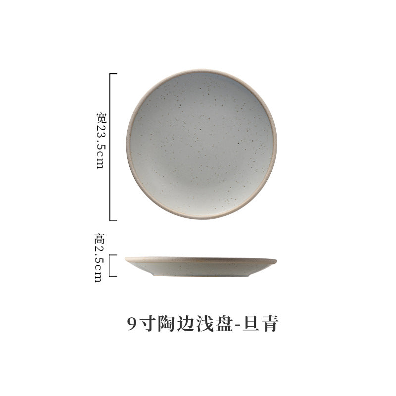 A Western food plate ceramic tableware