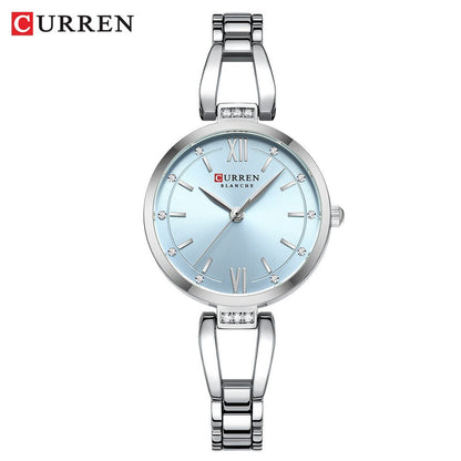 A 9092 Women's Watch Steel Bracelet with Watch Simple Ladies Quartz Bracelet Watch