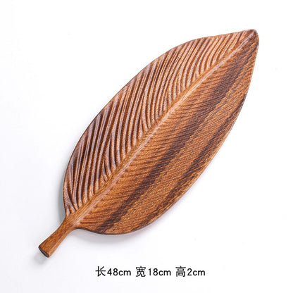 A walnut solid wood tray snack tray